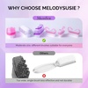 image:imageMelodySusie All in One Nail Brush Set 6 Pack Nail Brushes for Cleaning Fingernails Nail Dust Brush and Cleaner Scrubbing Set Manicure Pedicure Tools for Men and WomenPurple  Pink and White