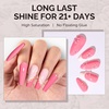 image:imageMelodySusie Black Gel Nail Polish 05fl oz Nails Soak Off UV LED Black Shimmer Gel Polish Gift for Women Nail Art Manicure Salon DIY Nail Design Decoration at Home1760Bright Bubblegum PinkA2615