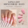 image:imageMelodySusie Black Gel Nail Polish 05fl oz Nails Soak Off UV LED Black Shimmer Gel Polish Gift for Women Nail Art Manicure Salon DIY Nail Design Decoration at Home1760ACreamy Pink012