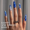 image:imageMelodySusie Black Gel Nail Polish 05fl oz Nails Soak Off UV LED Black Shimmer Gel Polish Gift for Women Nail Art Manicure Salon DIY Nail Design Decoration at Home1760Royal Blue269