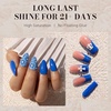 image:imageMelodySusie Black Gel Nail Polish 05fl oz Nails Soak Off UV LED Black Shimmer Gel Polish Gift for Women Nail Art Manicure Salon DIY Nail Design Decoration at Home1760Royal Blue269
