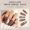 image:imageMelodySusie Black Gel Nail Polish 05fl oz Nails Soak Off UV LED Black Shimmer Gel Polish Gift for Women Nail Art Manicure Salon DIY Nail Design Decoration at Home1760AGray Brown1647
