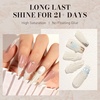 image:imageMelodySusie Black Gel Nail Polish 05fl oz Nails Soak Off UV LED Black Shimmer Gel Polish Gift for Women Nail Art Manicure Salon DIY Nail Design Decoration at Home1760Shell White1683