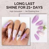 image:imageMelodySusie Black Gel Nail Polish 05fl oz Nails Soak Off UV LED Black Shimmer Gel Polish Gift for Women Nail Art Manicure Salon DIY Nail Design Decoration at Home1760Lilac Shimmer1645