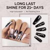 image:imageMelodySusie Black Gel Nail Polish 05fl oz Nails Soak Off UV LED Black Shimmer Gel Polish Gift for Women Nail Art Manicure Salon DIY Nail Design Decoration at Home1760ABlack Shimmer1760