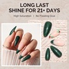 image:imageMelodySusie Black Gel Nail Polish 05fl oz Nails Soak Off UV LED Black Shimmer Gel Polish Gift for Women Nail Art Manicure Salon DIY Nail Design Decoration at Home1760Christmans Green GlitterA2311