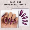 image:imageMelodySusie Black Gel Nail Polish 05fl oz Nails Soak Off UV LED Black Shimmer Gel Polish Gift for Women Nail Art Manicure Salon DIY Nail Design Decoration at Home1760ADark Purple Glitter1748