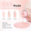 image:imageMelodySusie Builder Gel Nail Set for Nails Thickening6 Colors 15ML Nude Pink Base Colors Clear Rubber Base Gel PolishSoak Off UV ExtensionRhinestone Nail Glue in a Bottle Gift for Women19