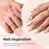 image:imageMelodySusie Builder Gel Nail Set for Nails Thickening6 Colors 15ML Nude Pink Base Colors Clear Rubber Base Gel PolishSoak Off UV ExtensionRhinestone Nail Glue in a Bottle Gift for Women18