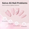 image:imageMelodySusie Builder Gel Nail Set for Nails Thickening6 Colors 15ML Nude Pink Base Colors Clear Rubber Base Gel PolishSoak Off UV ExtensionRhinestone Nail Glue in a Bottle Gift for Women76
