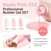 image:imageMelodySusie Builder Gel Nail Set for Nails Thickening6 Colors 15ML Nude Pink Base Colors Clear Rubber Base Gel PolishSoak Off UV ExtensionRhinestone Nail Glue in a Bottle Gift for WomenMilky Pink 0122
