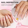 image:imageMelodySusie Builder Gel Nail Set for Nails Thickening6 Colors 15ML Nude Pink Base Colors Clear Rubber Base Gel PolishSoak Off UV ExtensionRhinestone Nail Glue in a Bottle Gift for Women018019104