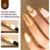 image:imageMelodySusie Champagne Chrome Nail Powder for Gel NailsMetallic Mirror Effect Pigment Stylish and Technological Fine Glitter for Home DIY Salon UseGold