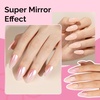 image:imageMelodySusie Champagne Chrome Nail Powder for Gel NailsMetallic Mirror Effect Pigment Stylish and Technological Fine Glitter for Home DIY Salon UseGold White Purple Blue