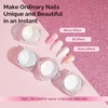 image:imageMelodySusie Champagne Chrome Nail Powder for Gel NailsMetallic Mirror Effect Pigment Stylish and Technological Fine Glitter for Home DIY Salon UseGold White Purple Blue