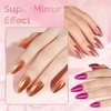 image:imageMelodySusie Champagne Chrome Nail Powder for Gel NailsMetallic Mirror Effect Pigment Stylish and Technological Fine Glitter for Home DIY Salon UseMulticolor