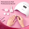 image:imageMelodySusie Champagne Chrome Nail Powder for Gel NailsMetallic Mirror Effect Pigment Stylish and Technological Fine Glitter for Home DIY Salon UsePearl and Aurora