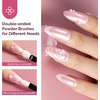 image:imageMelodySusie Champagne Chrome Nail Powder for Gel NailsMetallic Mirror Effect Pigment Stylish and Technological Fine Glitter for Home DIY Salon UseWhite