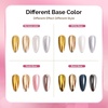 image:imageMelodySusie Champagne Chrome Nail Powder for Gel NailsMetallic Mirror Effect Pigment Stylish and Technological Fine Glitter for Home DIY Salon UseWhite Gold Silver Champagne
