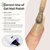 image:imageMelodySusie Clear Blooming Gel for Nail Design Marble Watercolor UV Gel Nail Polish Spreading Effect Sheer Painting Gel Nail Art Supplies Nail Salon Manicure at Home for Women 053 Fl OzGolden GlitterB3060