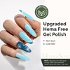 image:imageMelodySusie Clear Blooming Gel for Nail Design Marble Watercolor UV Gel Nail Polish Spreading Effect Sheer Painting Gel Nail Art Supplies Nail Salon Manicure at Home for Women 053 Fl OzCyan BlueK0726