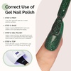 image:imageMelodySusie Clear Blooming Gel for Nail Design Marble Watercolor UV Gel Nail Polish Spreading Effect Sheer Painting Gel Nail Art Supplies Nail Salon Manicure at Home for Women 053 Fl OzGreen GlitterB3301