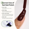 image:imageMelodySusie Clear Blooming Gel for Nail Design Marble Watercolor UV Gel Nail Polish Spreading Effect Sheer Painting Gel Nail Art Supplies Nail Salon Manicure at Home for Women 053 Fl OzARed Brown077