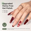 image:imageMelodySusie Clear Blooming Gel for Nail Design Marble Watercolor UV Gel Nail Polish Spreading Effect Sheer Painting Gel Nail Art Supplies Nail Salon Manicure at Home for Women 053 Fl OzAGarnet RedB3801