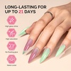 image:imageMelodySusie Clear Blooming Gel for Nail Design Marble Watercolor UV Gel Nail Polish Spreading Effect Sheer Painting Gel Nail Art Supplies Nail Salon Manicure at Home for Women 053 Fl OzLime Green GlitterP64