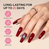 image:imageMelodySusie Clear Blooming Gel for Nail Design Marble Watercolor UV Gel Nail Polish Spreading Effect Sheer Painting Gel Nail Art Supplies Nail Salon Manicure at Home for Women 053 Fl OzMaple RedB1801