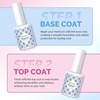 image:imageMelodySusie Clear Blooming Gel for Nail Design Marble Watercolor UV Gel Nail Polish Spreading Effect Sheer Painting Gel Nail Art Supplies Nail Salon Manicure at Home for Women 053 Fl OzA  TOP BASE COAT