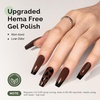 image:imageMelodySusie Clear Blooming Gel for Nail Design Marble Watercolor UV Gel Nail Polish Spreading Effect Sheer Painting Gel Nail Art Supplies Nail Salon Manicure at Home for Women 053 Fl OzWalnut BrownB3201