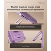 image:imageMelodySusie ClipOn Rechargeable 2in1 Nail Drill with Adjustable BuiltIn StandSM330G 35000RPM EFile with Lightweight Handpiece for All Manicure Shaping amp Gel Removal for Advanced Home amp Salon Use35000rpm Coreless Motorpurple