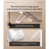 image:imageMelodySusie ClipOn Rechargeable 2in1 Nail Drill with Adjustable BuiltIn StandSM330G 35000RPM EFile with Lightweight Handpiece for All Manicure Shaping amp Gel Removal for Advanced Home amp Salon Use30000rpm Carbon Motorrose