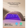 image:imageMelodySusie Compact Advanced UV LED Nail Lamp PPlus30F Nail Dryer with 3 Timers amp Smart Sensor Cures All Gels Especially Rhinestone Glue Solid amp Liner Gel Polishes for Advanced DIY at Home PinkPink