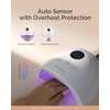image:imageMelodySusie Compact Advanced UV LED Nail Lamp PPlus30F Nail Dryer with 3 Timers amp Smart Sensor Cures All Gels Especially Rhinestone Glue Solid amp Liner Gel Polishes for Advanced DIY at Home PinkWhite