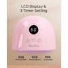 image:imageMelodySusie Compact Advanced UV LED Nail Lamp PPlus30F Nail Dryer with 3 Timers amp Smart Sensor Cures All Gels Especially Rhinestone Glue Solid amp Liner Gel Polishes for Advanced DIY at Home PinkPink