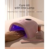 image:imageMelodySusie Compact Advanced UV LED Nail Lamp PPlus30F Nail Dryer with 3 Timers amp Smart Sensor Cures All Gels Especially Rhinestone Glue Solid amp Liner Gel Polishes for Advanced DIY at Home PinkPink