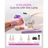 image:imageMelodySusie Compact LED UV Nail Lamp with UV Gloves PPLUS30A Nail Dryer with Smart Sensor Cures All Gels Especially Rhinestone Glue Liner amp Cat Eye Gel Polishes for Advanced DIY at Home WhiteWhite