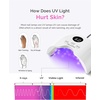 image:imageMelodySusie Compact LED UV Nail Lamp with UV Gloves PPLUS30A Nail Dryer with Smart Sensor Cures All Gels Especially Rhinestone Glue Liner amp Cat Eye Gel Polishes for Advanced DIY at Home WhiteWhite