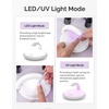 image:imageMelodySusie Cordless Mini UV LED Nail Lamp Art05M Flash Cure Light for Gel X Nails Innovative 2 in 1 Rechargeable UV Light for Gel Nail Polish Nail Extension Art