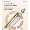 image:imageMelodySusie Cordless Pedicure amp Manicure Nail Drill Kit PC760G for SalonQuality Foot Care for Home amp Travel Rechargeable with 5 Speeds 8in1 Bits 360 LED Light amp AntiDust ShieldWhite Gold