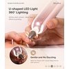 image:imageMelodySusie Cordless Pedicure amp Manicure Nail Drill Kit PC760G for SalonQuality Foot Care for Home amp Travel Rechargeable with 5 Speeds 8in1 Bits 360 LED Light amp AntiDust ShieldPink Rose Gold