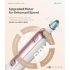 image:imageMelodySusie Cordless Pedicure amp Manicure Nail Drill Kit PC760G for SalonQuality Foot Care for Home amp Travel Rechargeable with 5 Speeds 8in1 Bits 360 LED Light amp AntiDust ShieldWhite Rose Gold