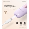 image:imageMelodySusie Cordless Pedicure amp Manicure Nail Drill Kit PC760G for SalonQuality Foot Care for Home amp Travel Rechargeable with 5 Speeds 8in1 Bits 360 LED Light amp AntiDust ShieldPurple Rose Gold