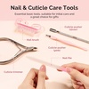 image:imageMelodySusie Cuticle Remover Kit60g Cuticle Remover Cream 15ML Cuticle OilCuticle Nipper Trimmer Pusher Nail File and Brush for Cuticle Softener amp Moisturize Manicure Kit for Nail Care