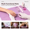 image:imageMelodySusie Disposable Nail Mats 50Pcs 3Ply Absorbent Nail Art Table Pads with PE Backing 18 x 13 Nail Desk Protection for Manicure Pedicure Salon Home DIY Pink50Pcs Purple