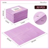 image:imageMelodySusie Disposable Nail Mats 50Pcs 3Ply Absorbent Nail Art Table Pads with PE Backing 18 x 13 Nail Desk Protection for Manicure Pedicure Salon Home DIY Pink50Pcs Purple