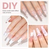 image:imageMelodySusie French Tips Press On ToenailsSharp Square 300Pcs 15 Sizes X PreDesigned High Gloss Berry Pink Soft Gel Full Cover Acrylic Fake Nails ExtensionLonglastingampReusableWomen DIYampSalon UseLong Coffin