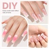 image:imageMelodySusie French Tips Press On ToenailsSharp Square 300Pcs 15 Sizes X PreDesigned High Gloss Berry Pink Soft Gel Full Cover Acrylic Fake Nails ExtensionLonglastingampReusableWomen DIYampSalon UseSquare